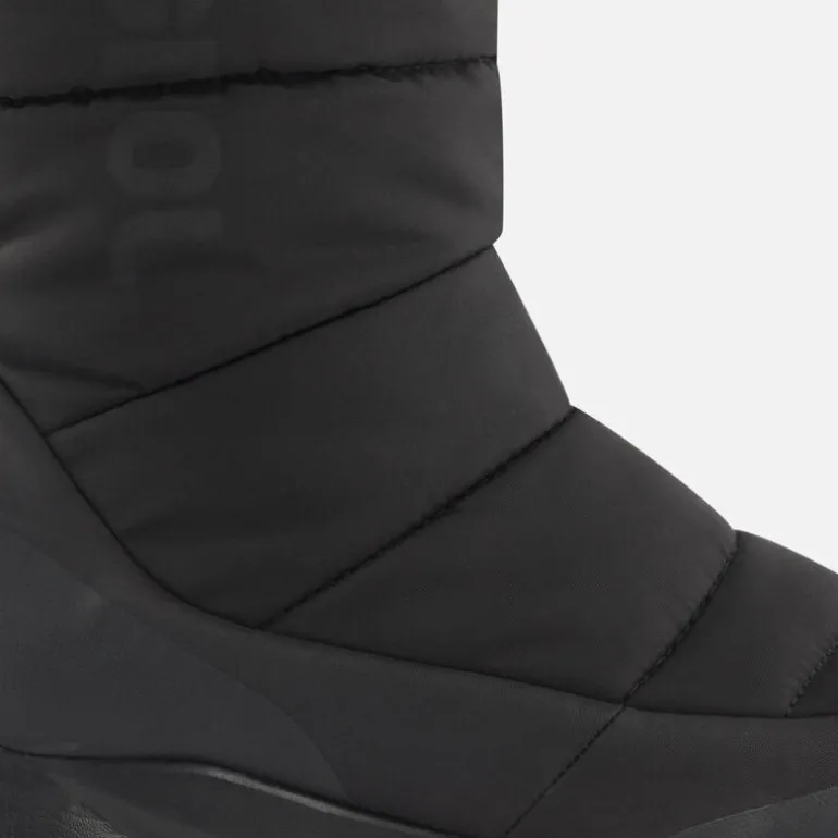 Women's Podium Knee High Black Boots