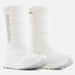 Women's Podium Knee High White Boots