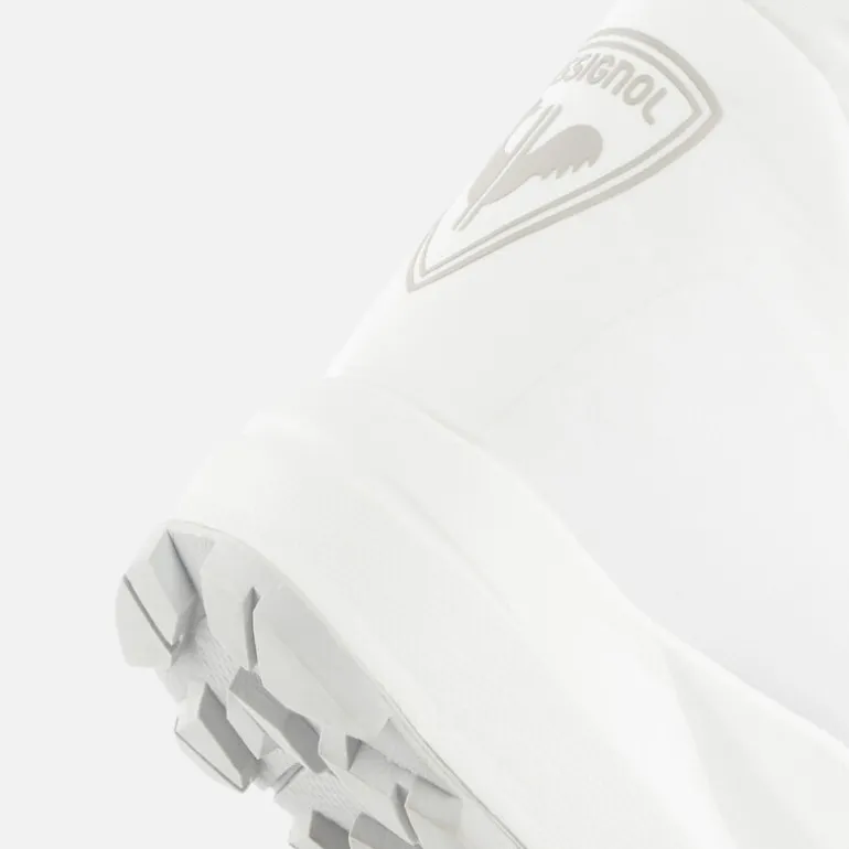 Women's Podium Knee High White Boots
